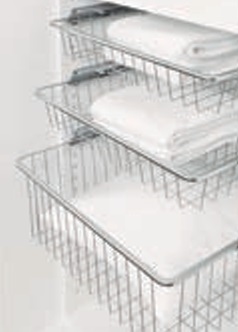 Wardrobe storage basket