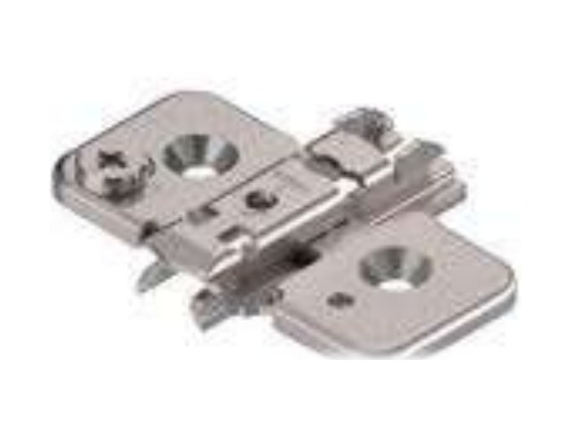 Blum adjustable clip-on mounting plate