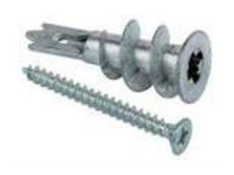 Self-drill plasterboard cavity fixing with screw