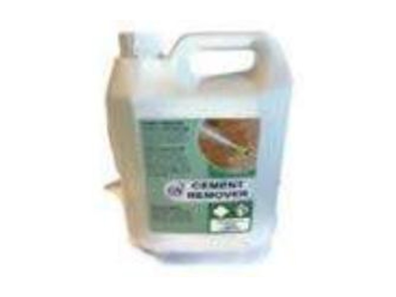 Cement remover container