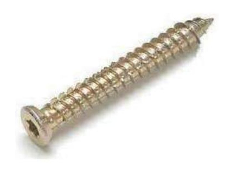 Zinc-plated concrete frame screw