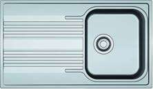 Franke Smart single bowl single bowl inset kitchen sink, item SRX61186