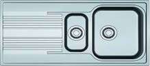 Franke Smart bowl & ½ 1.5 bowl inset kitchen sink, item SRX651