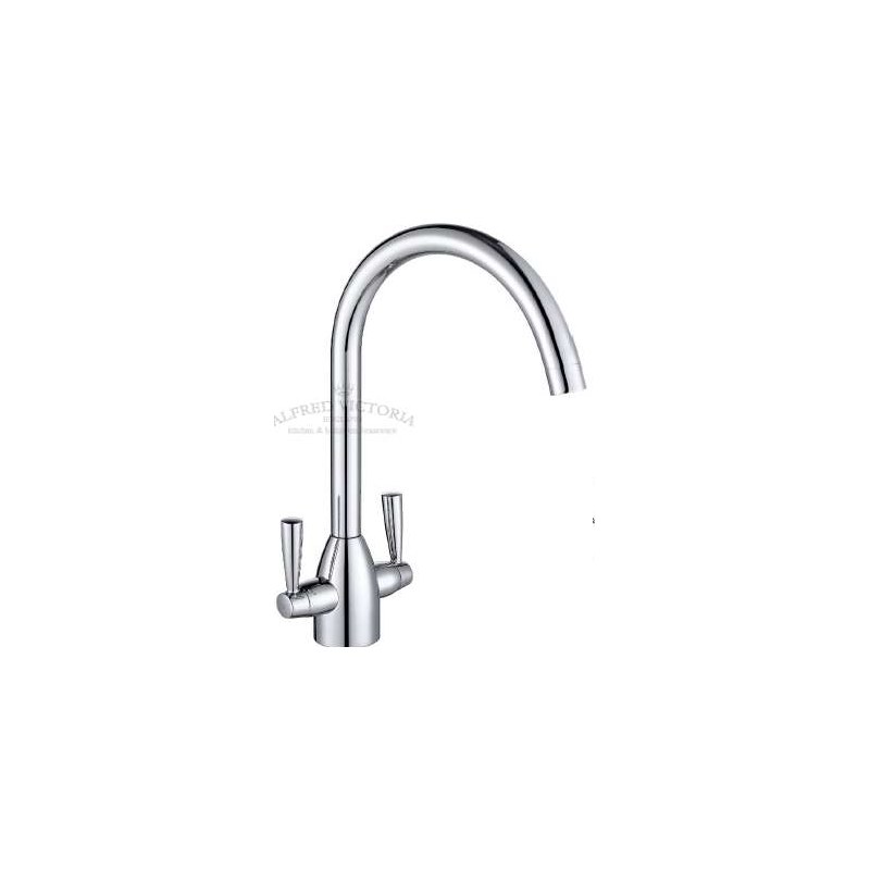 Alfred Victoria Queens UL12 kitchen tap in chrome