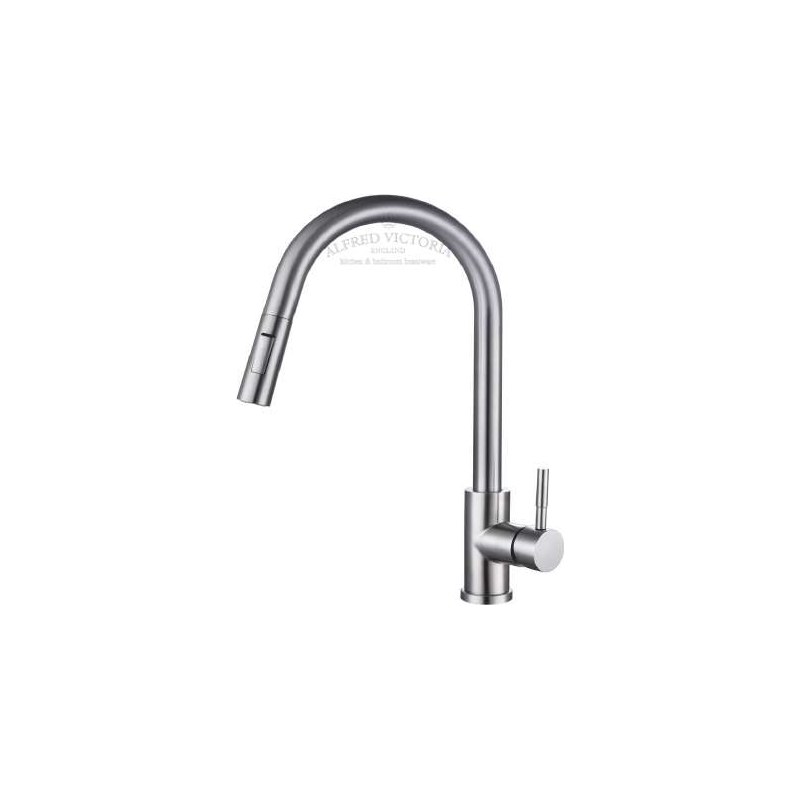 Alfred Victoria Staten F93SS kitchen tap in stainless steel