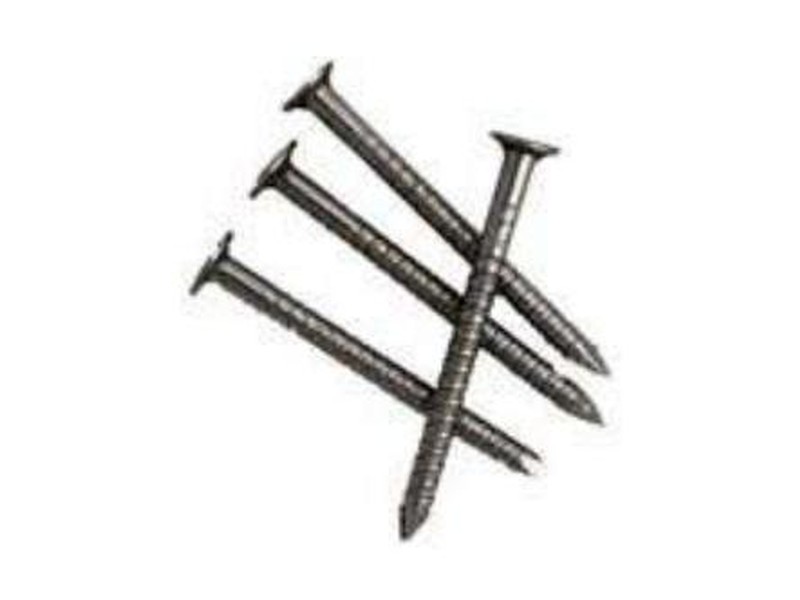 Hardened steel masonry nails