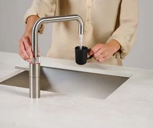 Quooker tap used for making instant coffee