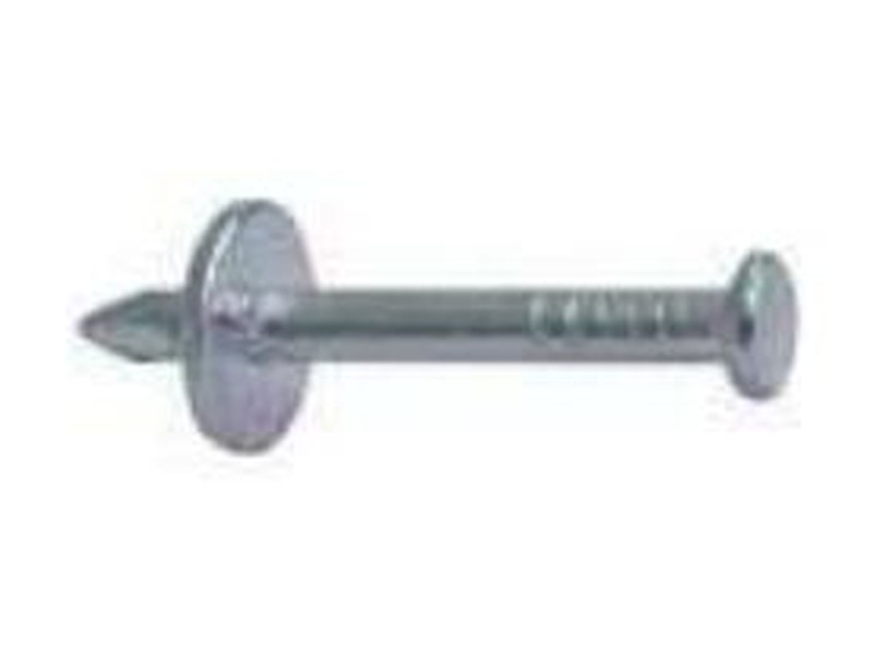 Washered steel nail